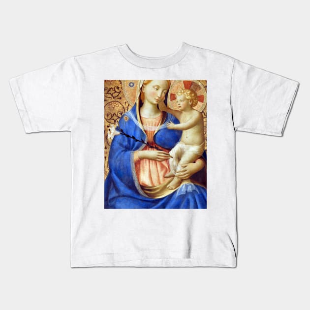 Fra Angelico Guido di Pietro Madonna of Humility Kids T-Shirt by pdpress